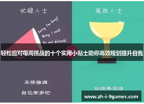 轻松应对每周挑战的十个实用小贴士助你高效规划提升自我